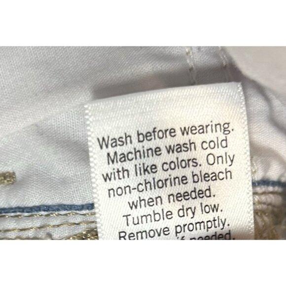 SO Super High Rise Wide Leg Jeans 13/31W Light Wash Distressed Casual Minimalist - Picture 10 of 14